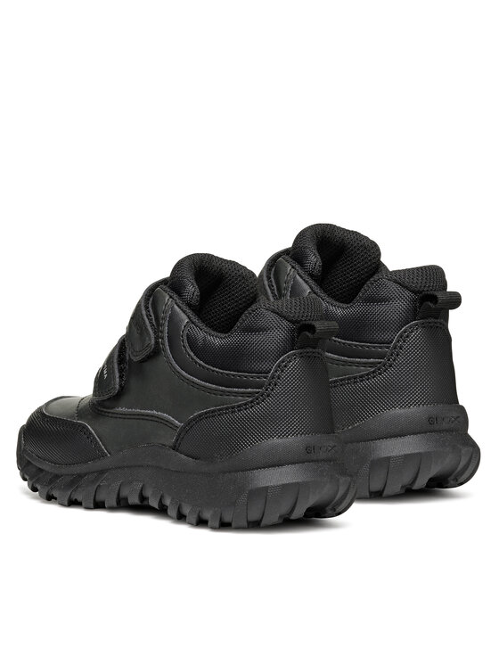 Geox Šnurovacia obuv Geox J Simbyos Boy B Abx J46L0B 0MEFU C9999 S Čierna