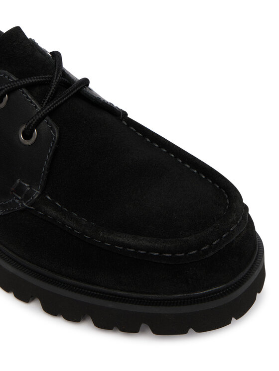 Clarks Лофери Clarks Cleyhill Boat 26186175 Чорний