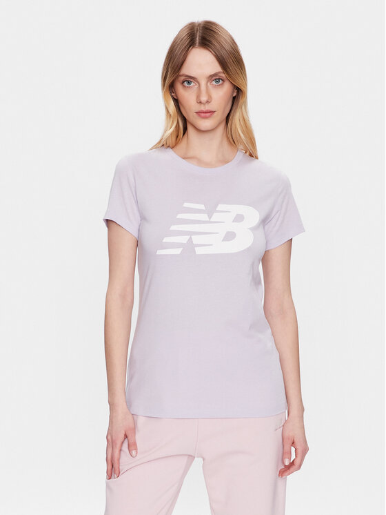 New Balance New Balance Póló Classic Flying Nb Graphic WT03816 Lila Athletic Fit
