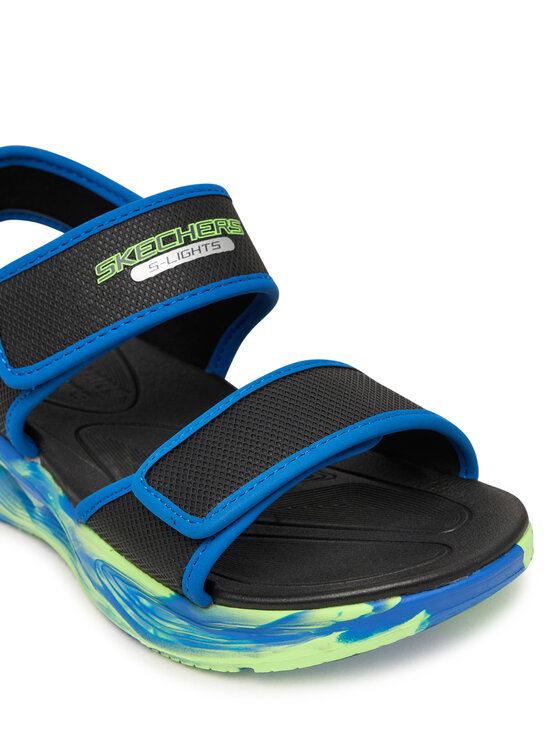 Skechers Босоніжки Skechers S-Lights: Sola Glow Sandal - Fusion Brights 407032L/BKBL Чорний