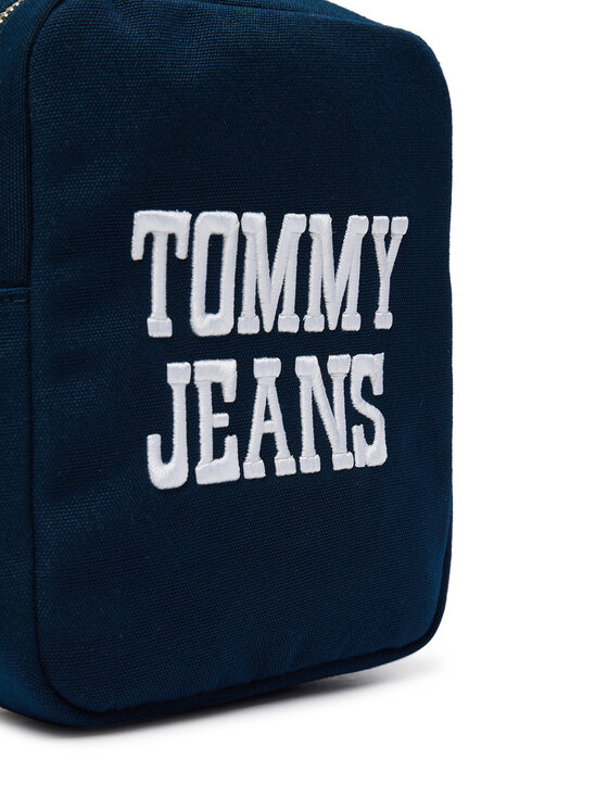 Tommy Jeans Torbica za okrog pasu Tommy Jeans Tjm Bold Varsity Reporter AM0AM14223 Mornarsko modra