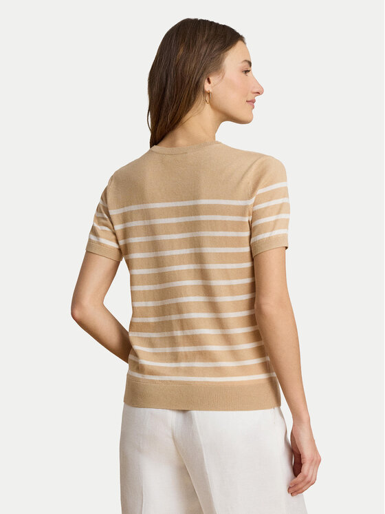LAUREN RALPH LAUREN LAUREN RALPH LAUREN Camiseta Eyelah 200P13973002 Beis Regular Fit