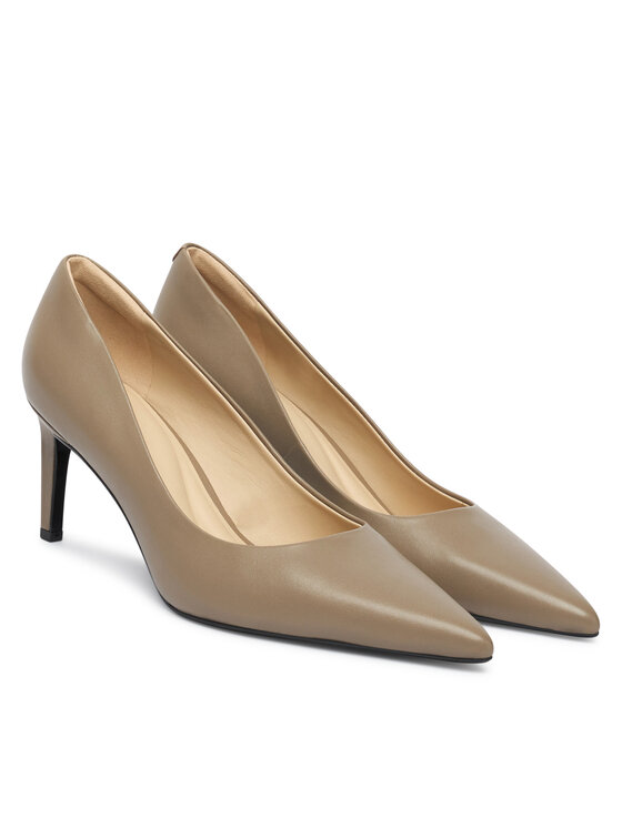Calvin Klein Čevlji z visoko peto Calvin Klein Ess Stiletto 70 HW0HW02607 Bež