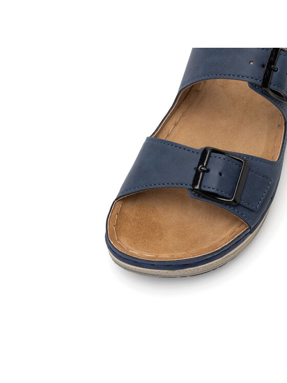 Ciabatte fasciate inblu donna CP041