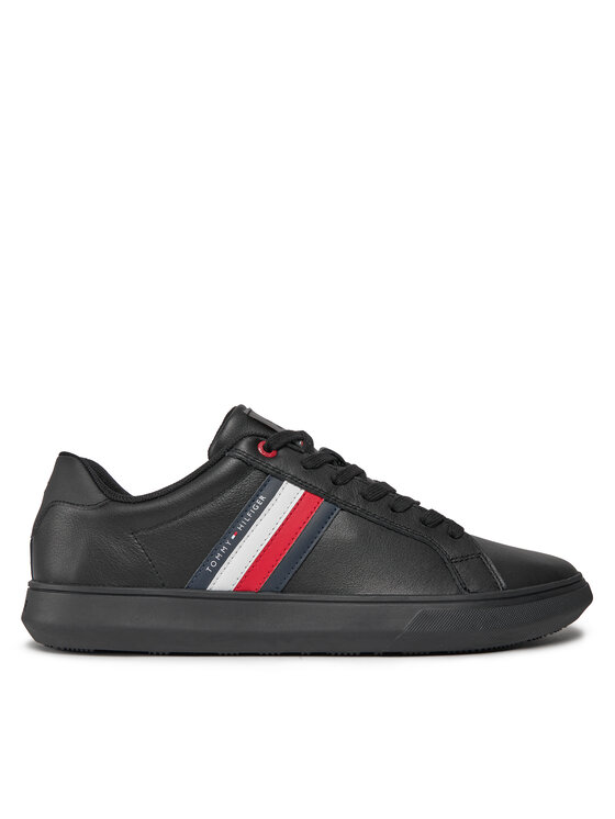 Tommy Hilfiger Αθλητικά Tommy Hilfiger Essential Leather Cupsole FM0FM04921 Μαύρο