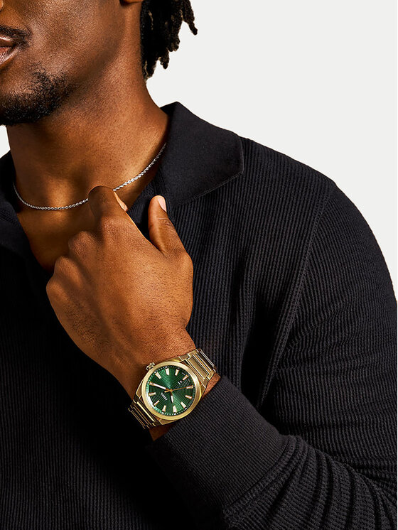 Fossil Pulkstenis Fossil FS6090 Zelta