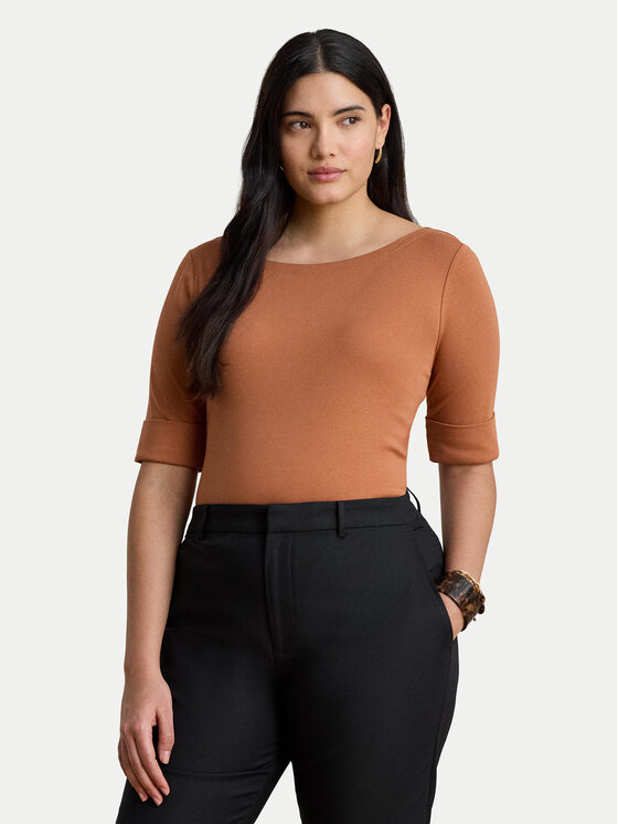 LAUREN RALPH LAUREN LAUREN RALPH LAUREN Блузка Judy 200654963505 Оранжевий Slim Fit