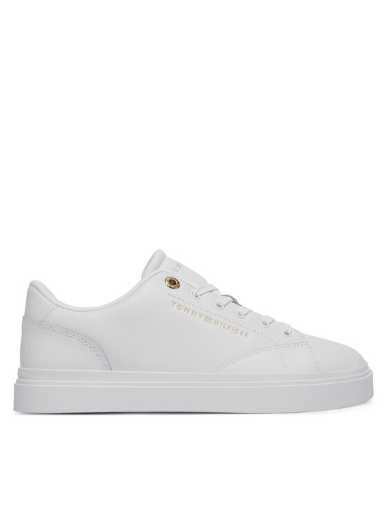 Tommy Hilfiger Αθλητικά Tommy Hilfiger Th Feminine Cupsole Leather FW0FW09105 Λευκό