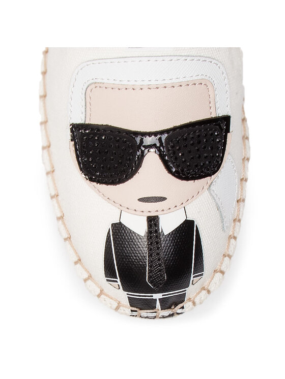 KARL LAGERFELD Espadrilės KARL LAGERFELD KL80311 Balta