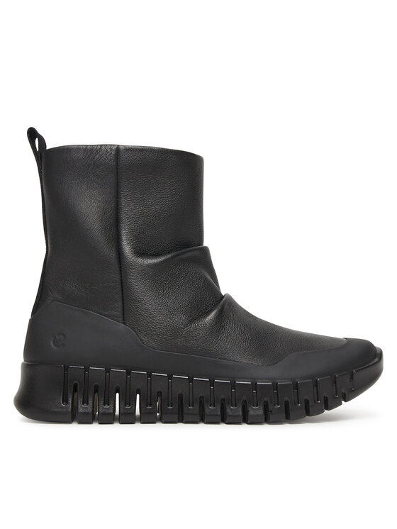ECCO Botki ECCO Gruuv Pull On Mid FashiOn 21831351052 Czarny