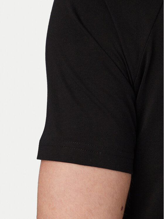 BOSS BOSS Camiseta 50517970 Negro Slim Fit