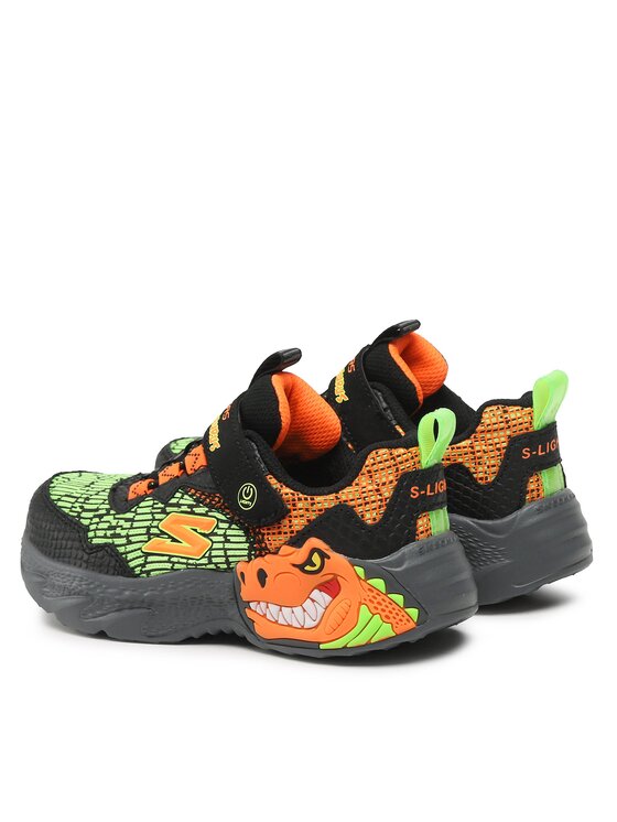 Skechers Snīkeri Skechers Dino Lights 400615L/BKOR Melns