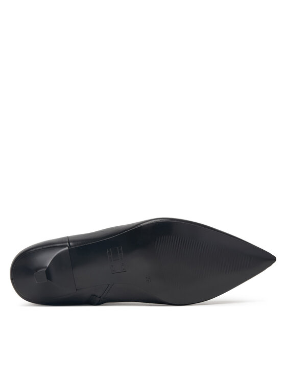 Tommy Jeans Členková obuv Tommy Jeans Tjw Pointed Kitten Heel Boots EN0EN03172 Čierna