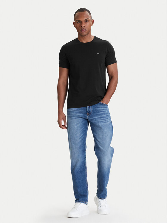 Emporio Armani Underwear Emporio Armani Underwear Komplet t-shirt majic﻿ EM000391 AF18881 MC005 Črna Slim Fit