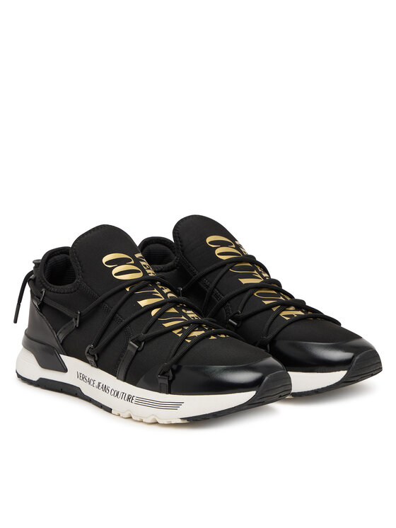 Versace Jeans Couture Снікерcи Versace Jeans Couture 80YA3SA6 Чорний
