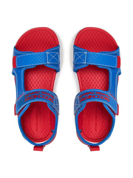 Skechers Sandály Skechers Creature-Splash-Bugtacular 402121L/BLRD Modrá