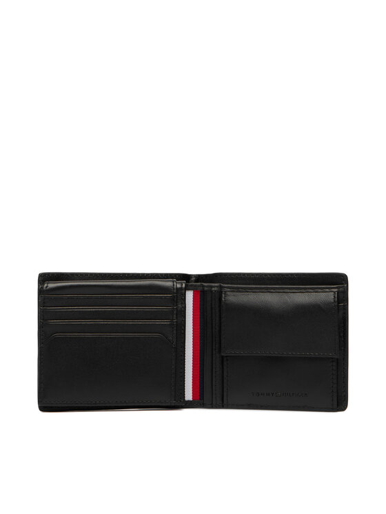 Tommy Hilfiger Portfel Tommy Hilfiger Th Central Cc Flap And Coin AM0AM14497 Czarny