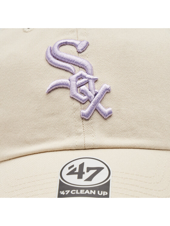47 Brand Cappellino 47 Brand Mlb Chicago White Sox Double Under ’47 Clean Up BAS-DBLUN906GWS-NT03 Beige