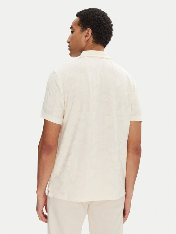 Guess Guess Polo M5GP08 KCSJ0 Εκρού Regular Fit