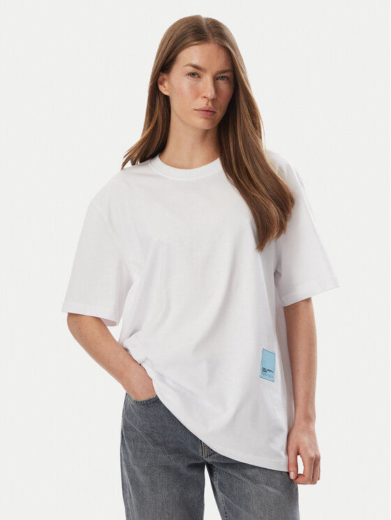 Karl Lagerfeld Jeans Karl Lagerfeld Jeans Camiseta B4W17076 Blanco Relaxed Fit