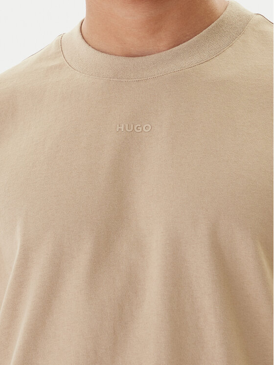 HUGO HUGO Camiseta Dapolino 50488330 Beis Relaxed Fit