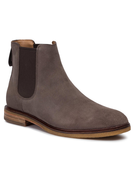 Clarks Členková obuv s elastickým prvkom Clarks Clarkdale Gobi 261447047 Sivá