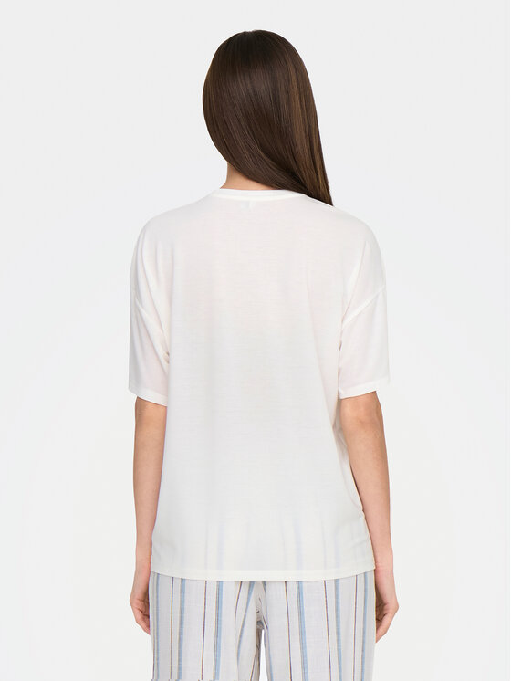 ONLY ONLY Футболка Melina 15342876 Білий Regular Fit