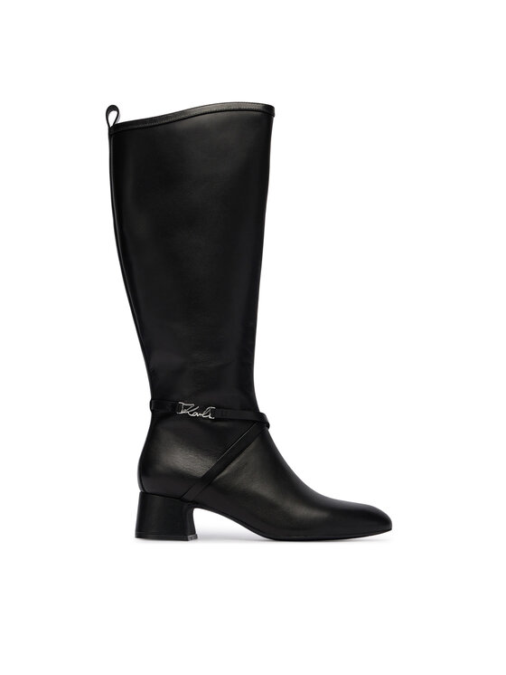 KARL LAGERFELD Чоботи KARL LAGERFELD KL30375 Чорний
