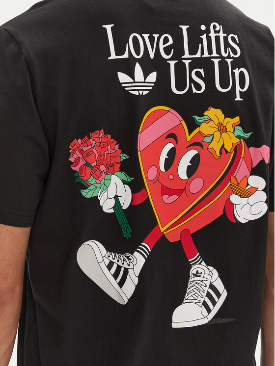 adidas adidas T-shirt Made by Nelson JN7030 Crna Loose Fit