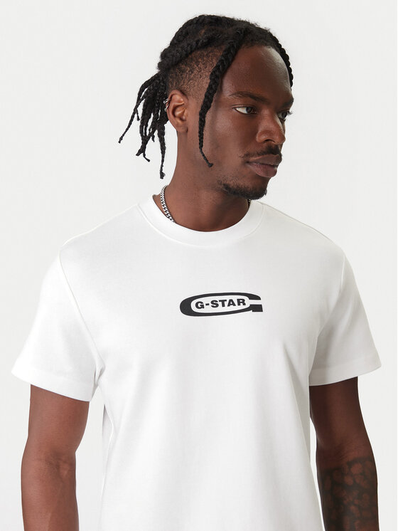 G-STAR G-Star Raw Футболка Old Skool D25967-C812 110 Білий Regular Fit