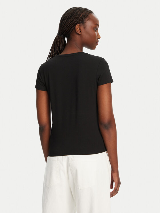Patrizia Pepe Patrizia Pepe Футболка CM1419/J013-K103 Чорний Regular Fit