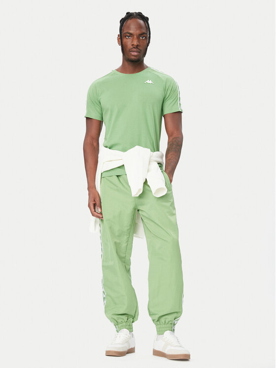 Kappa Kappa Camiseta Banda Coen 303UV10 Verde Slim Fit