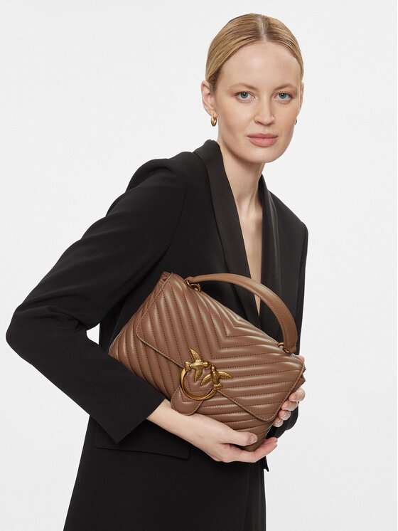PINKO Rankinė Pinko Love Lady Puff Classic Cl Ruda