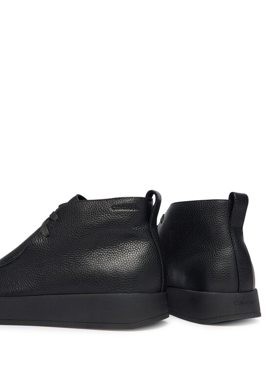 Calvin Klein Ghete Calvin Klein Hybrid Cup Apron Boot Lth HM0HM01987 Negru
