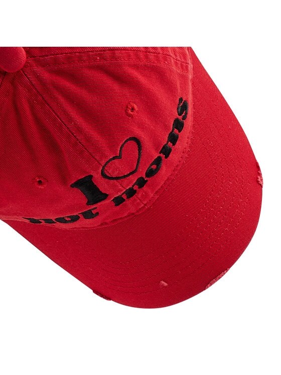 2005 Gorra con visera 2005 Hot Moms Hat Rojo