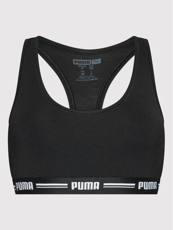 Puma Puma Top de sujetador Racer Back 907862 Negro