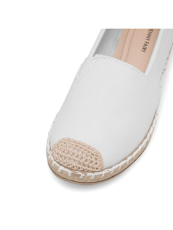Jenny Fairy Espadrile Jenny Fairy WYL04103-1 Alb