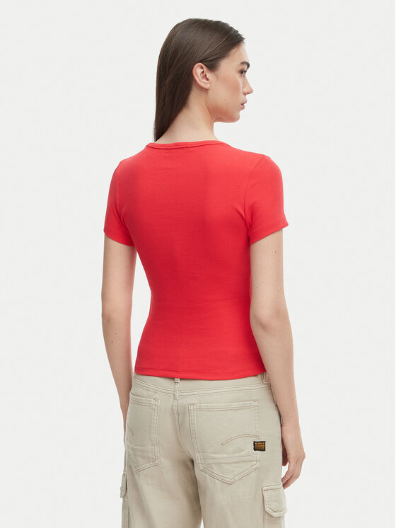 Tommy Jeans Tommy Jeans Camiseta DW0DW17881 Rojo Slim Fit