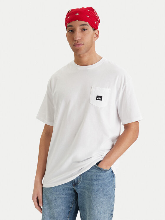 Quiksilver Quiksilver Camiseta Salt Water EQYZT08205 Blanco Comfort Fit