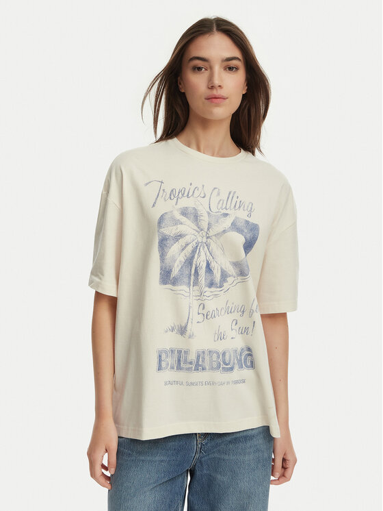 Billabong Billabong Camiseta This Sunny Time EBJZT00479 Blanco Loose Fit