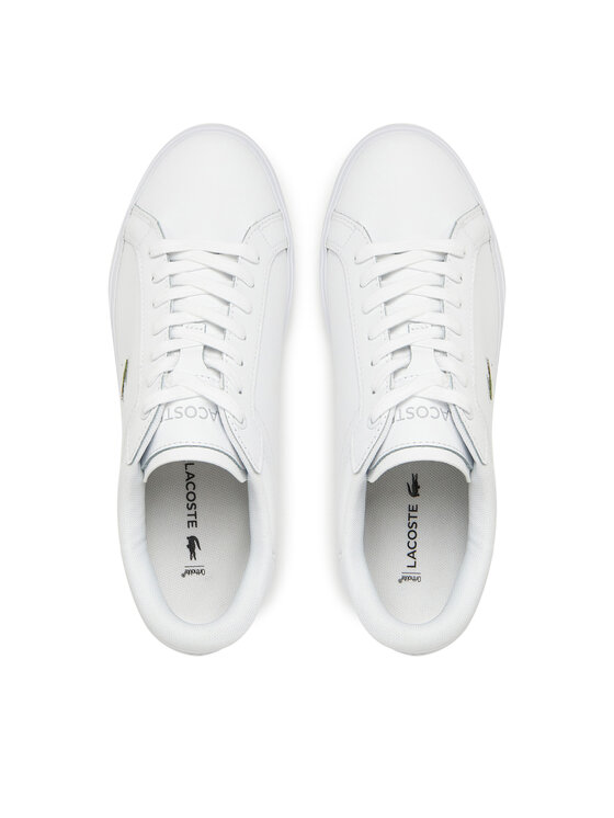 Lacoste Sneakersy Lacoste Powercourt 7-49SFA0086 Biela