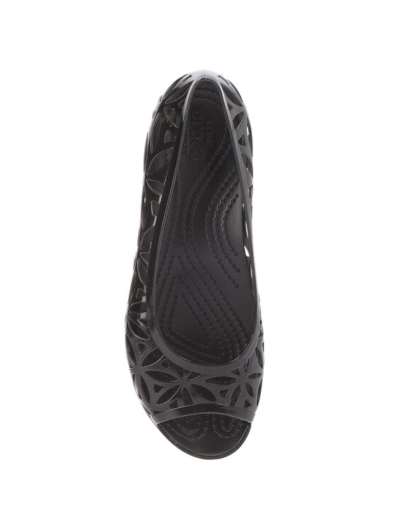 Crocs Półbuty Crocs Isabella Jelly II Flat W 204941 Czarny
