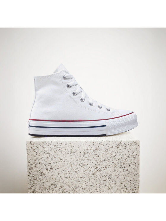 Converse Plátenky Converse Chuck Taylor All Star Eva Lift Hi 272856C Biela