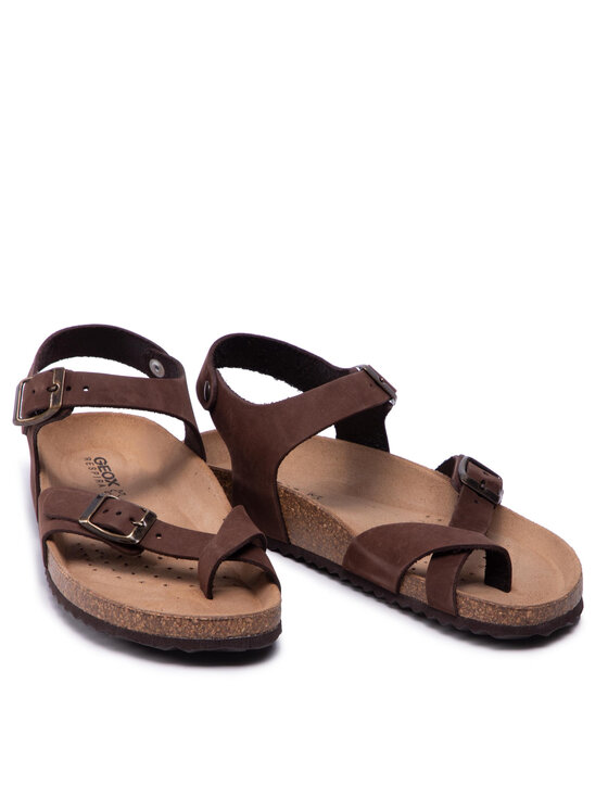 Geox Sandály Geox D Brionia F D15LSF 00032 C6010 Hnědá