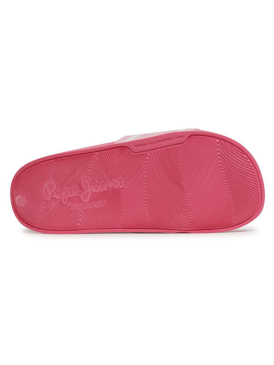 Pepe Jeans Шльопанці Pepe Jeans Slider Logo Girls PGS70043 Рожевий