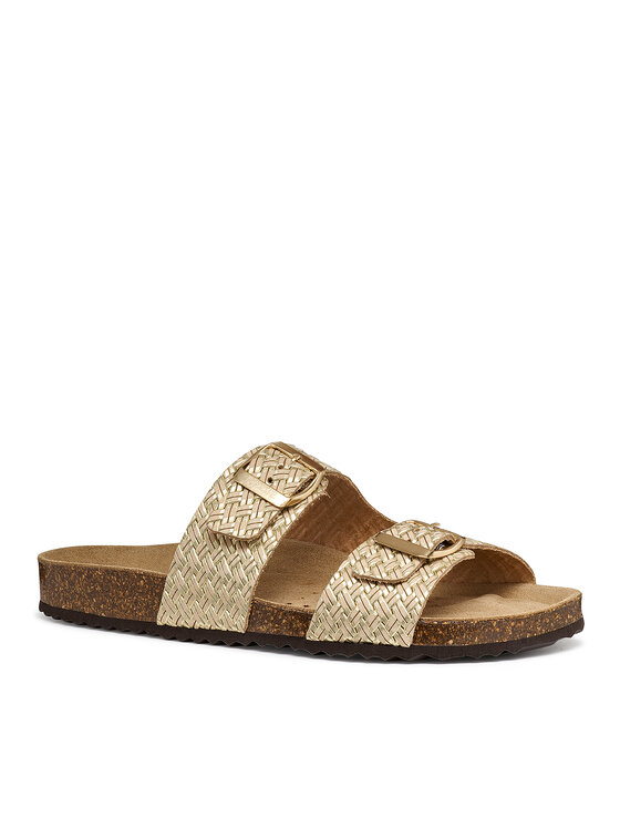 Geox Šľapky Geox D Brionia D35LSL 00047 C2012 Zlatá