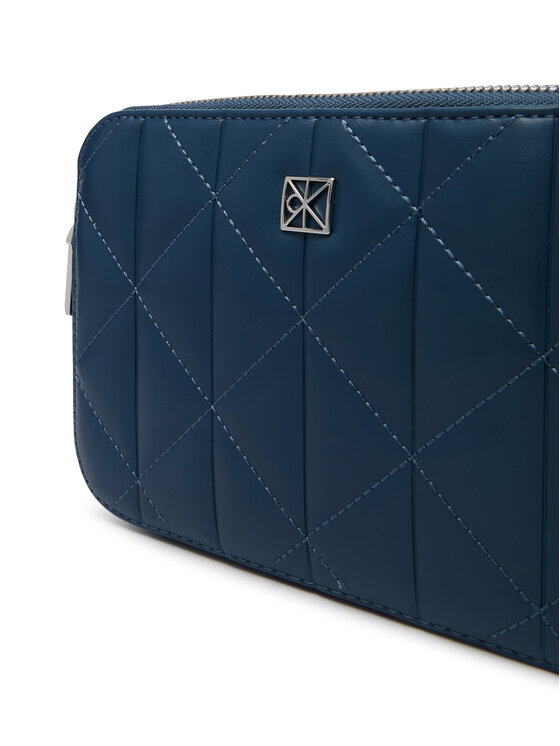Calvin Klein Τσάντα Calvin Klein Quilted Double Zip Camera Bag LV04F3328G Μπλε