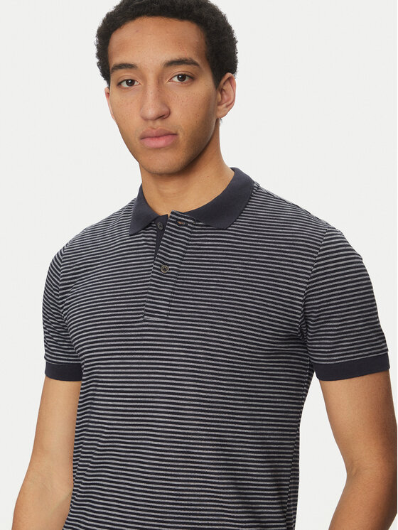 Geox Geox Polo marškinėliai M5510N T3250 F4148 Tamsiai mėlyna Regular Fit
