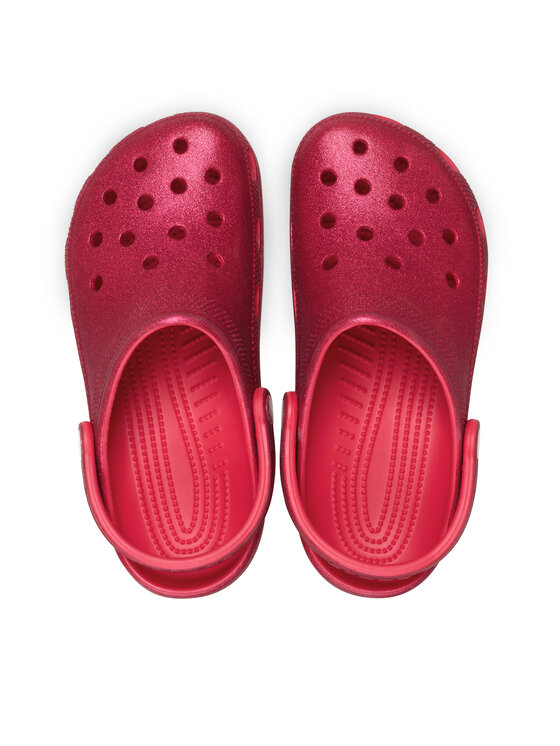 Crocs Шльопанці Crocs Classic Glitter Clog 205942 Рожевий