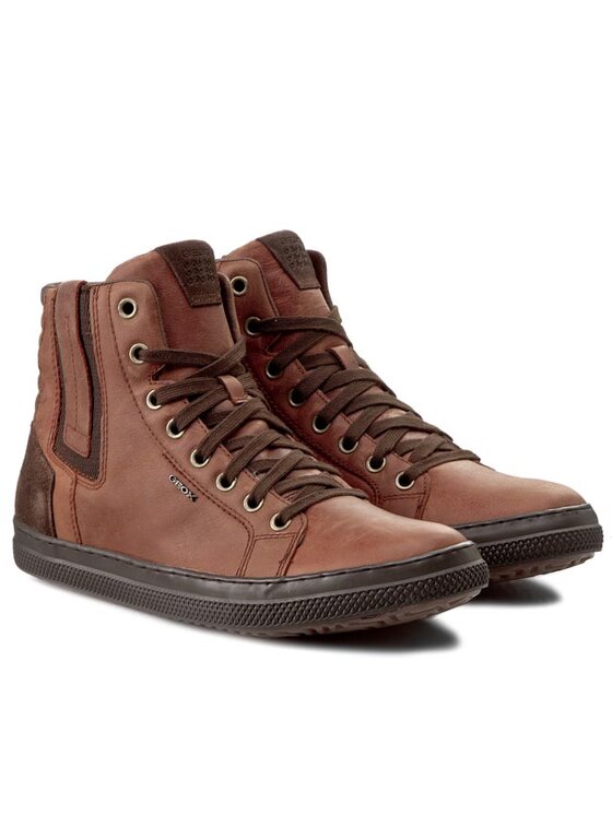 Geox Sneakersy Geox U Smart B U54X2B 000FF C6003 Brązowy